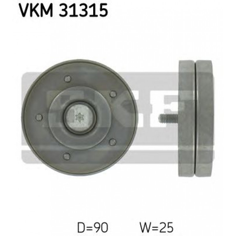 VKM 31315 SKF Обводний ролик